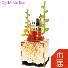 Лучший подарок для влюбленных девочек Diy Puppenhaus Brithday миниатюрная мебель Кот Кукольный дом, игрушки для детей деревянная коробка игрушки JHZQW070-02