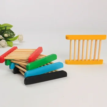 

DHL free shipping wooden soap dish soap box wholesale bamboo handmade soap rack 300 pieces / batch