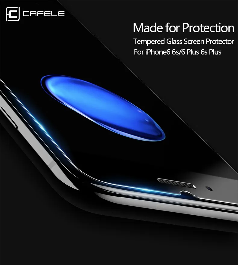 CAFELE HD прозрачное закаленное стекло для iPhone Xi MAX XiR 7 7Plus 6 6s 6 Plus X XS MAX XR стекло защитная пленка