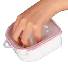 Хоббилан двойной слой ручной дизайн ногтей спа чаша для рук Маникюр удалитель замочить от воды чаша
