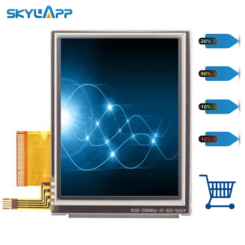 

Skylarpu 3.5 inch for Garmin Nuvi 200 255 260 270 275 1200 1240 1250 (Version LQ035Q7DH06) LCD Screen Module Replacement
