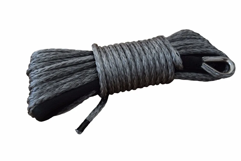 Grey 6mm*15m Replacement Synthetic Rope for Winch Plasma ATV Accessories | Автомобили и мотоциклы