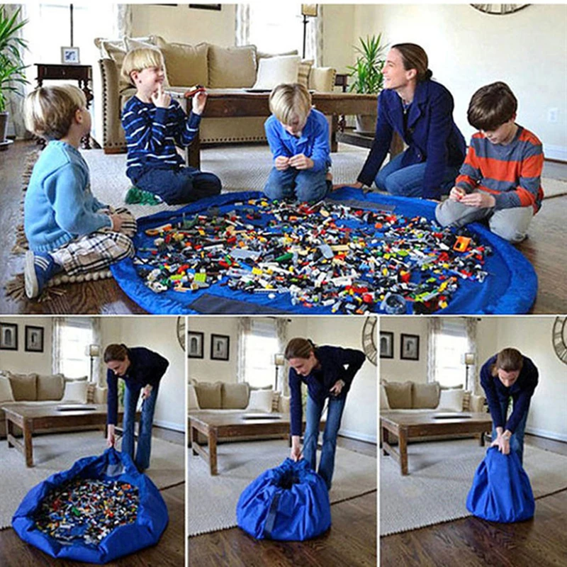 

Multi-function Outdoor Oversized Kids Beach Toy Storage Bag Waterproof Toy Storage Bag Drawstring Pocket