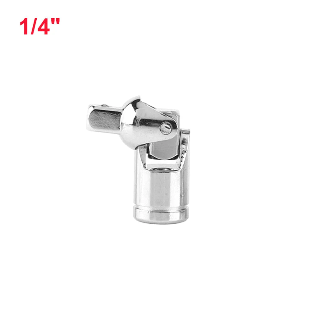 

1/4" 3/8" 1/2" Angle Extension Universal Ball Joint Vehicle Auto Flexible Convertor Joint Set Ratchet Repair Tool Car