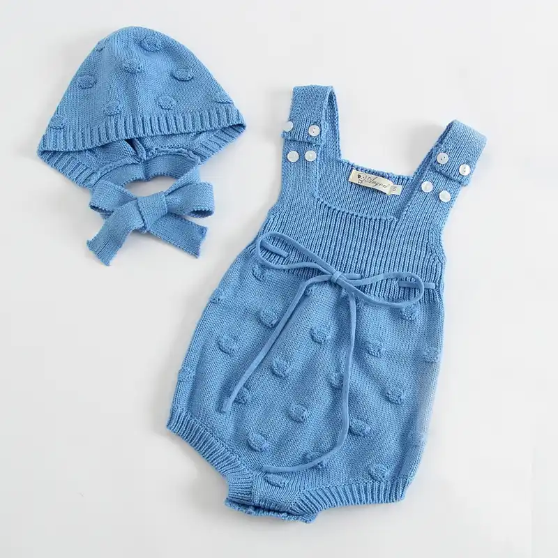baby knit overalls