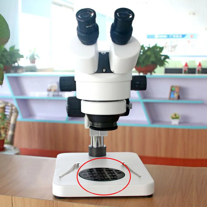 7 mm Stereo Microscope Working Plate Stage Board Object Holder IC ... 7 mm Stereo Microscope Working Plate Stage Board Object Holder IC ...