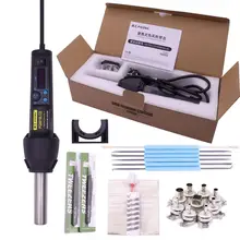 PG8018 lcd 650 Вт lcd Регулируемая электронная Тепловая фена паяльная станция IC SMD BGA+ сопло 650 Вт воздуходувка горячего воздуха