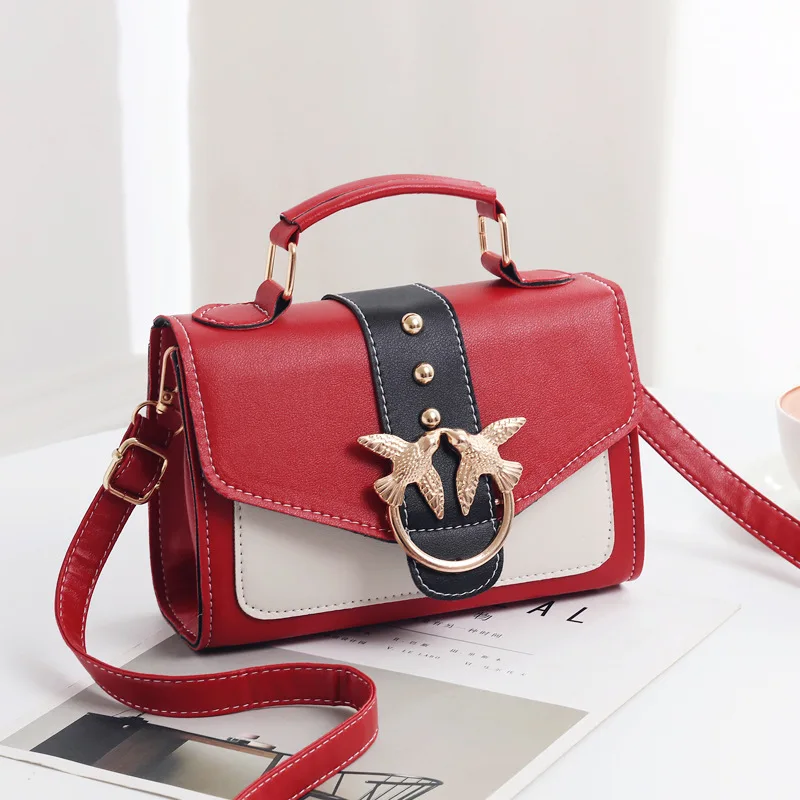 

Handbag shoulder slung small bag female new high-grade foreign wide shoulder strap fashion handbag