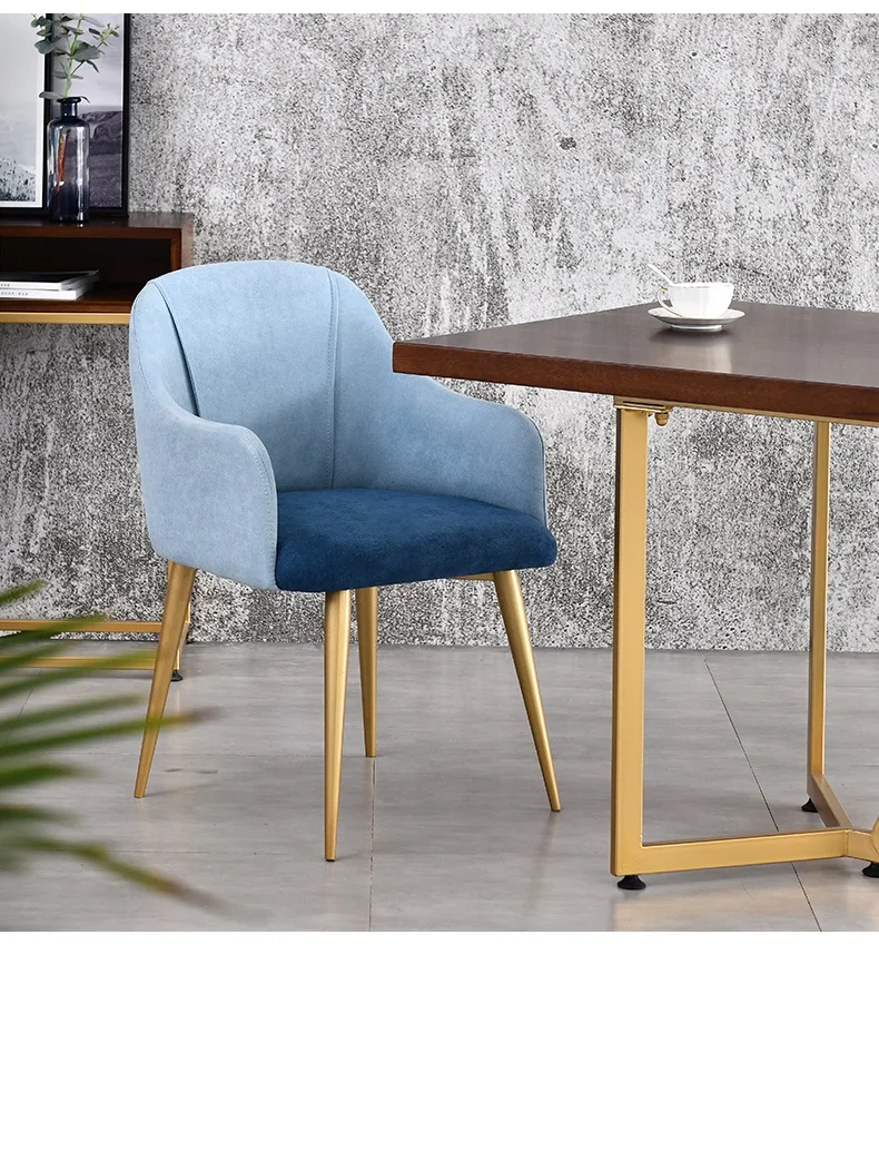 Скандинавский Железный обеденный стул, современный минималистичный обеденный стул, стул для отдыха, стул для стола