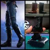 Figura a escala 1/6 para hombre, zapatos, botas largas, modelo sólido interior con pies para cuerpo de figura de acción de 12 pulgadas, juguete ► Foto 2/5