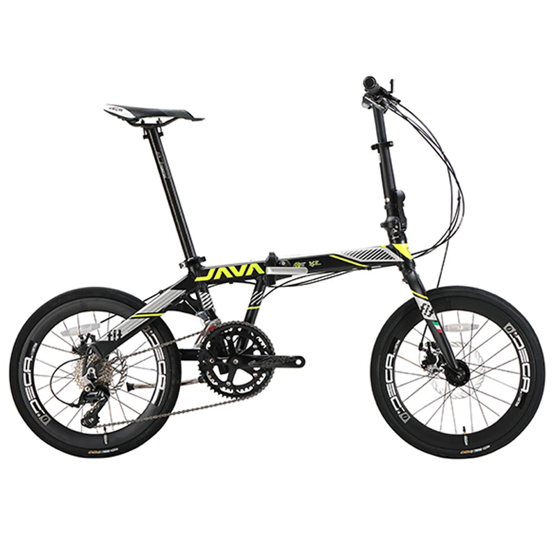 JAVA, 20 дюймов, 18 скоростей, алюминиевый сплав, складной велосипед для детей и взрослых, 406, складные велосипеды для компонентов