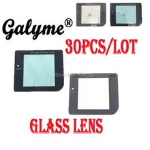 30 шт/лот светло/темно-серый стеклянный объектив со стороны экрана Замена Защитная панель подходит для GameboyGB DMG GBO чехол для мальчика заранее