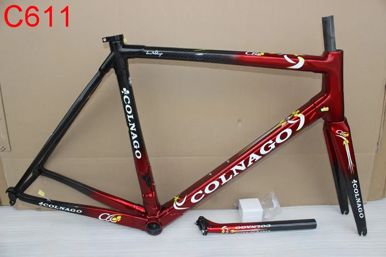 28 цветов Colnago C60 рамка набор углеродных велосипедов дорожный велосипед рама велосипеда блестящая рама набор