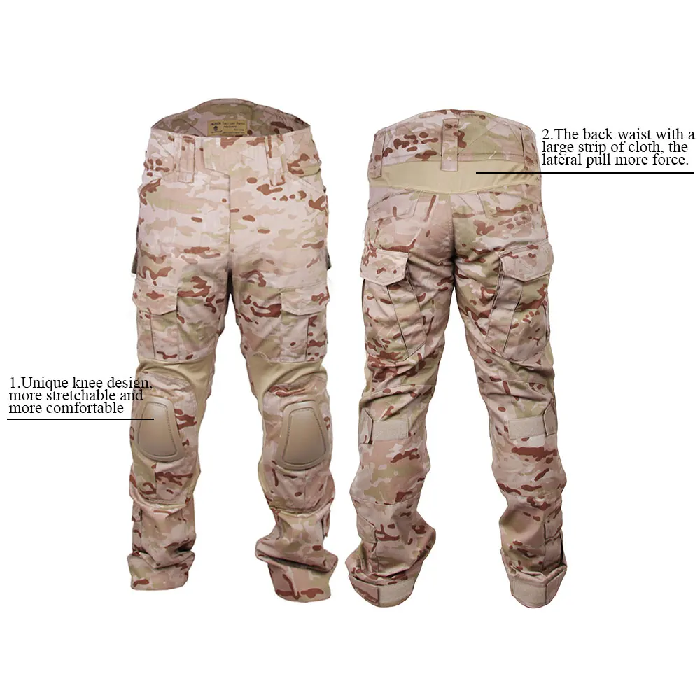 EMERSONGEAR Gen2 боевой костюм тактические рубашка брюки с Локоть Наколенники камуфляжная одежда армия военная форма mcad EM6970