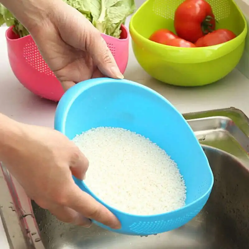 

Multi-functional plastic washing rice drainer fruit and vegetable basket washing basket Colanders & Strainers