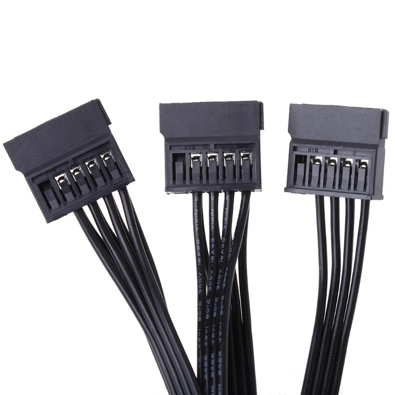 Блок питания ATX 4-контактный разъем IDE Molex до 5 SATA Serial ATA Питание адаптер кабель 18AWG провода