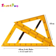 

Large Triangular Ruler Set with Magnet