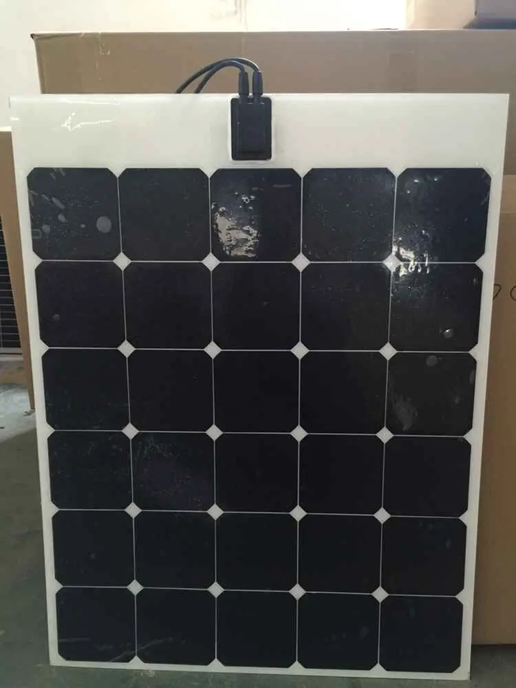 

90w Flexible solar photovoltaic panel made with Most electricity flexibility energy from less space