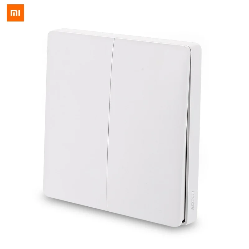 

Original Xiaomi Aqara Wall Switch Smart Light Control Smart Switch Wifi 2.4GHz Wireless Double Key Remote Control by Mi Home App