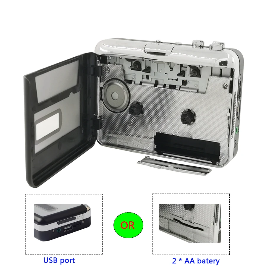 10 шт./партия автономная Кассетная лента в MP3 конвертер, портативный кассетный плеер, лента в MP3, сохранить в USB флэш-драйвер