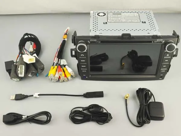 Excellent ELANMEY advanced gps navigation For TOYOTA COROLLA 2007-12 car accessories android 9.0 CAR DVD multimedia radio stereo bluetooth 2