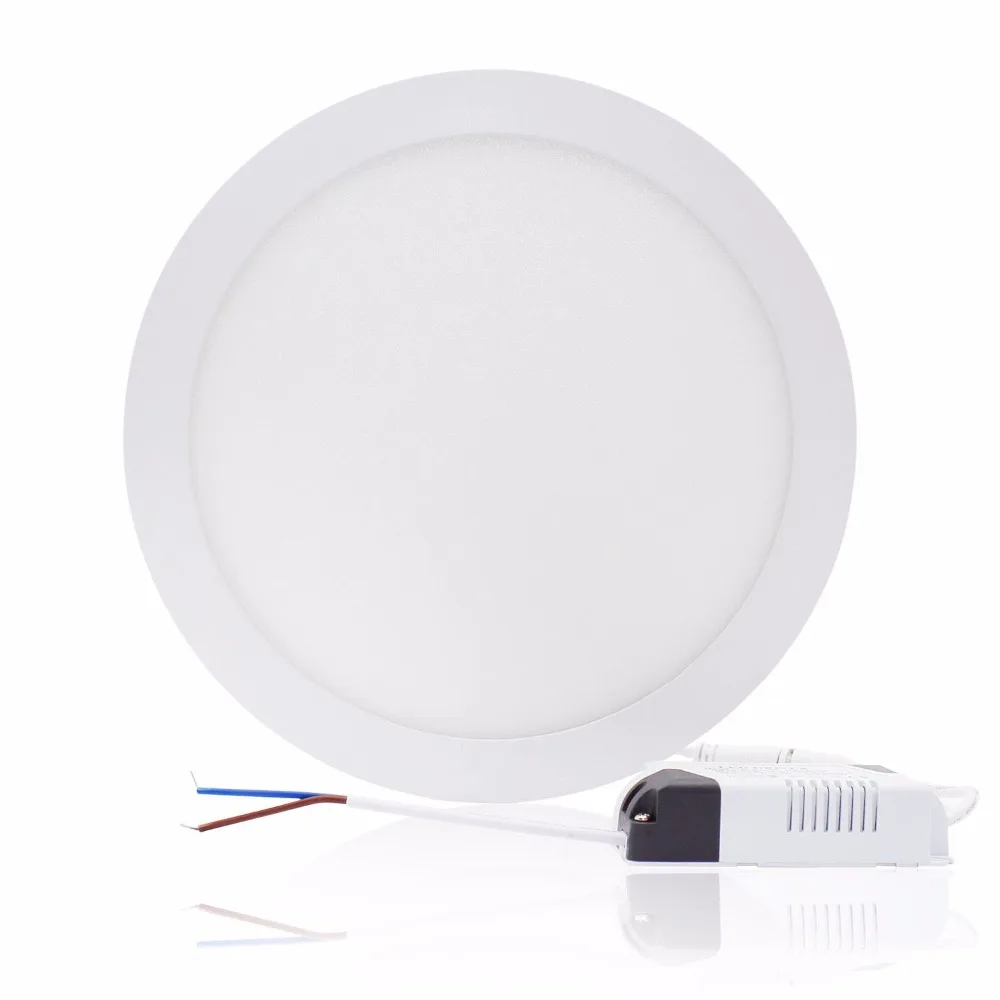 LAIMAIK AC85 265 Светодиодная панель светильник 3 Вт 6 9 12 15 18 ультратонкая светодиодная