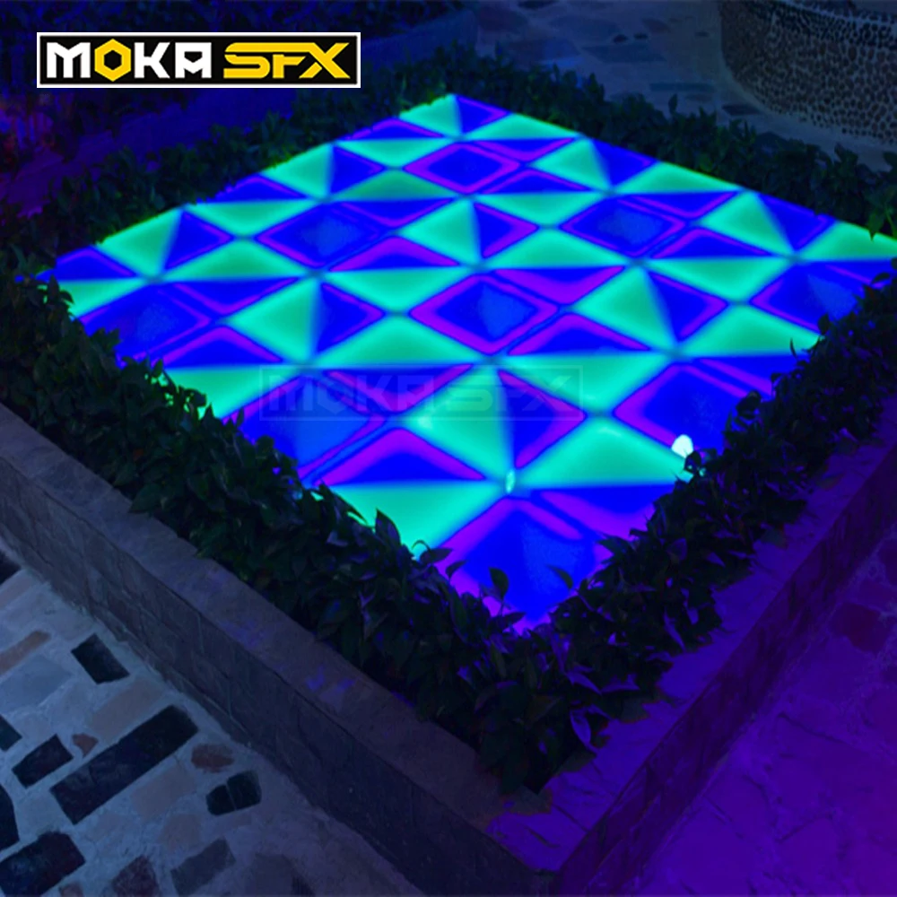 

48 Sqaure Meters /lot Led Matrix Dance Floor 1meter*1meter led Floor dance Led Disco Dance Floor for Wedding Party