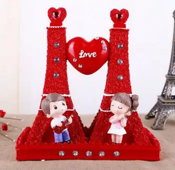 

Valentine's day setting love tower new wedding decoration creative living room home decoration birthday wedding gift practical