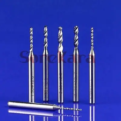 10x Tungsten Carbide PCB Carving Tool CNC Engraving Micro Drill Bits 1.5-2.4mm