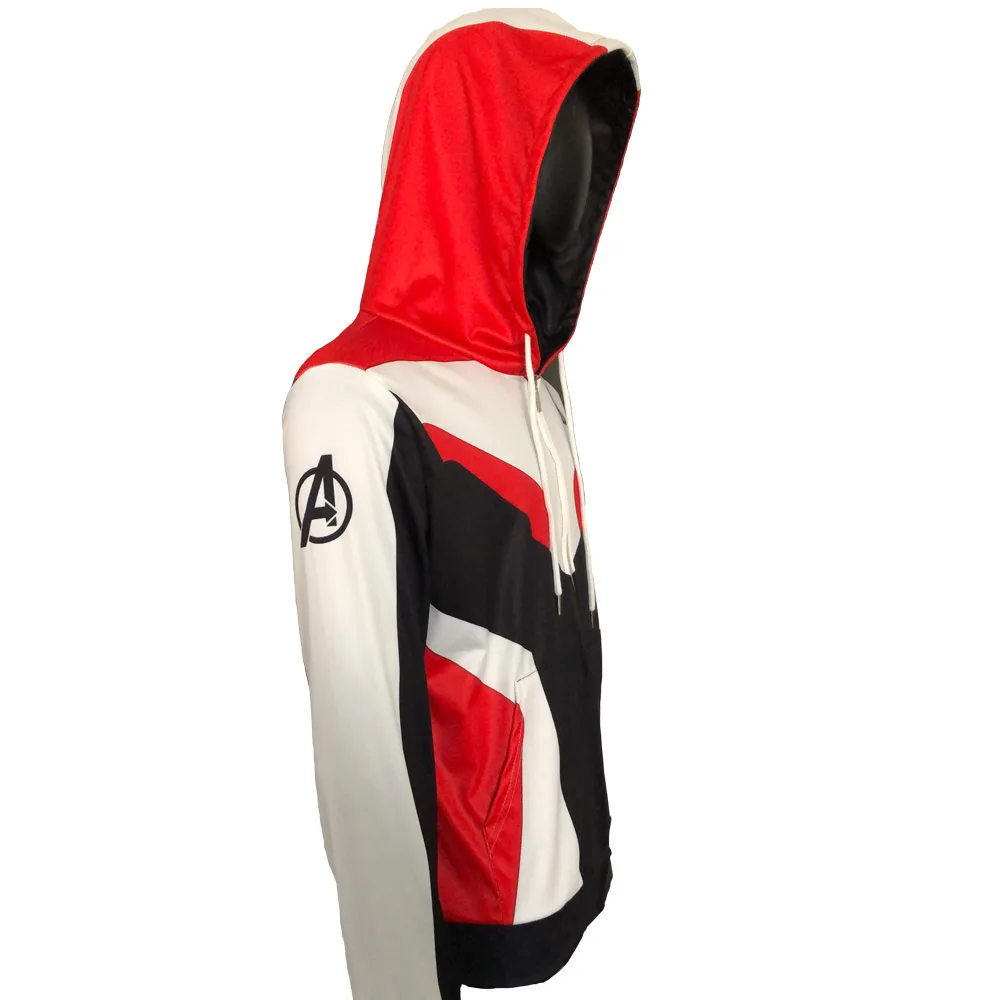 Avengers Endgame Hoodie Cosplay Jacket Costume Marvel Superhero quantum realm Sweathirt Hoodies Coat Costumes