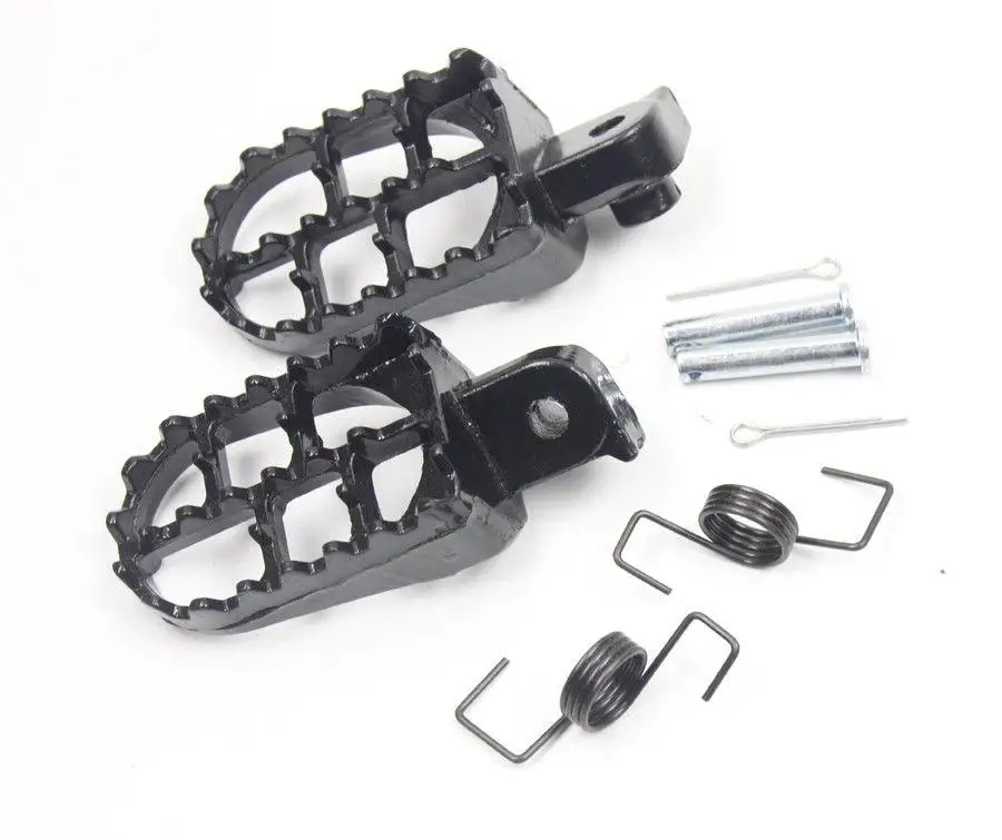 Dragonpad Foot Pegs Pedals for Yamaha TW200 PW50 PW80 Pit Dirt Bike SSR