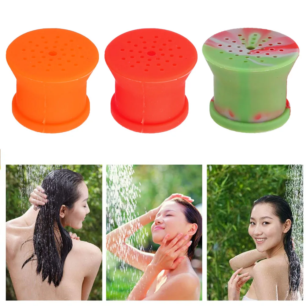 Portable Outdoor Silicone Shower Head Camping Bathing Supplies