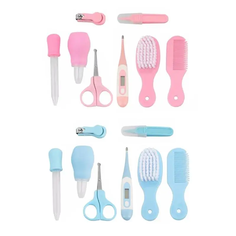 

8Pcs/Set Baby Health Care Set Portable Newborn Baby Tool Kits Kids Grooming Kit Safety Cutter Nail Care Set for Baby Children
