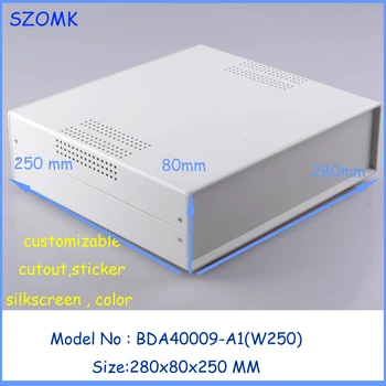 

(1 )80x280x250 mm small steel and iron enclosure case extruder aluminium case electronic steel iron box electrical meter box