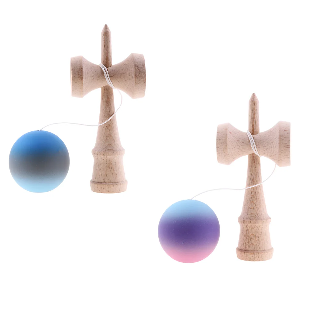 2 шт./упак. Kendama японский традиционный мяч деревянная чашка игра с палочками игровой реквизит Детская Спортивная игрушка для игр на открытом воздухе подарок