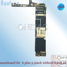 Raofeng без сенсорного ID материнская плата 64 ГБ для iPhone 6 plus материнская плата 5,5 дюймов версия Разобранная разблокирована с чипом