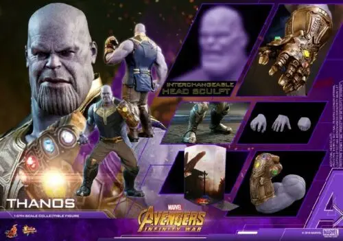 Best IN STOCK Hot Toys MMS479 Avengers 3 Infinity War Thanos 41.5cm 1/6 Action Figure 7