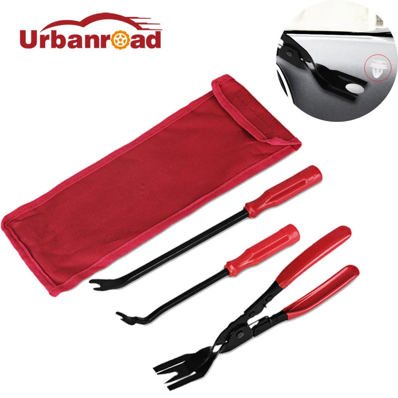 Buy FISHBERG Auto Car Pry Bar Tool Panel Clip Removal Pliers Retaining Clip