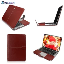 Горячая Бизнес кобура pu кожаный чехол для Apple MacBook Air Pro retina 11 12 13,3 15,4 Pro 13 15 дюймов с сенсорной панелью