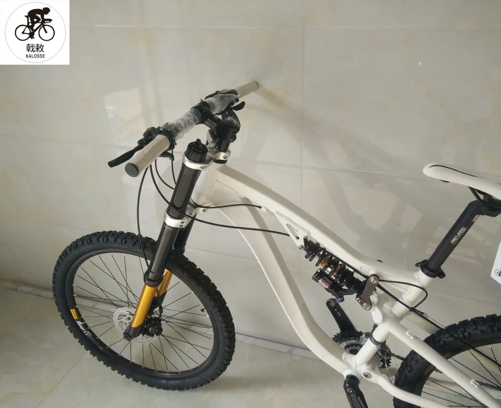 Sale Kalosse Downhill 190 travel mountain bike 24/27/30 speed full suspension 26*2.35er AM/FR Hydraulic brakes 12 Sale Kalosse Downhill 190 travel mountain bike 24/27/30 speed full suspension 26*2.35er AM/FR Hydraulic brakes 12