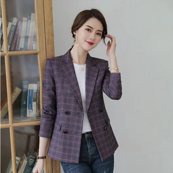 

High Quality Fabric Autumn Winter Formal Women Business Blazers and Jackets Coat for Ladies Office Work Wear Blazer Tops Outwear