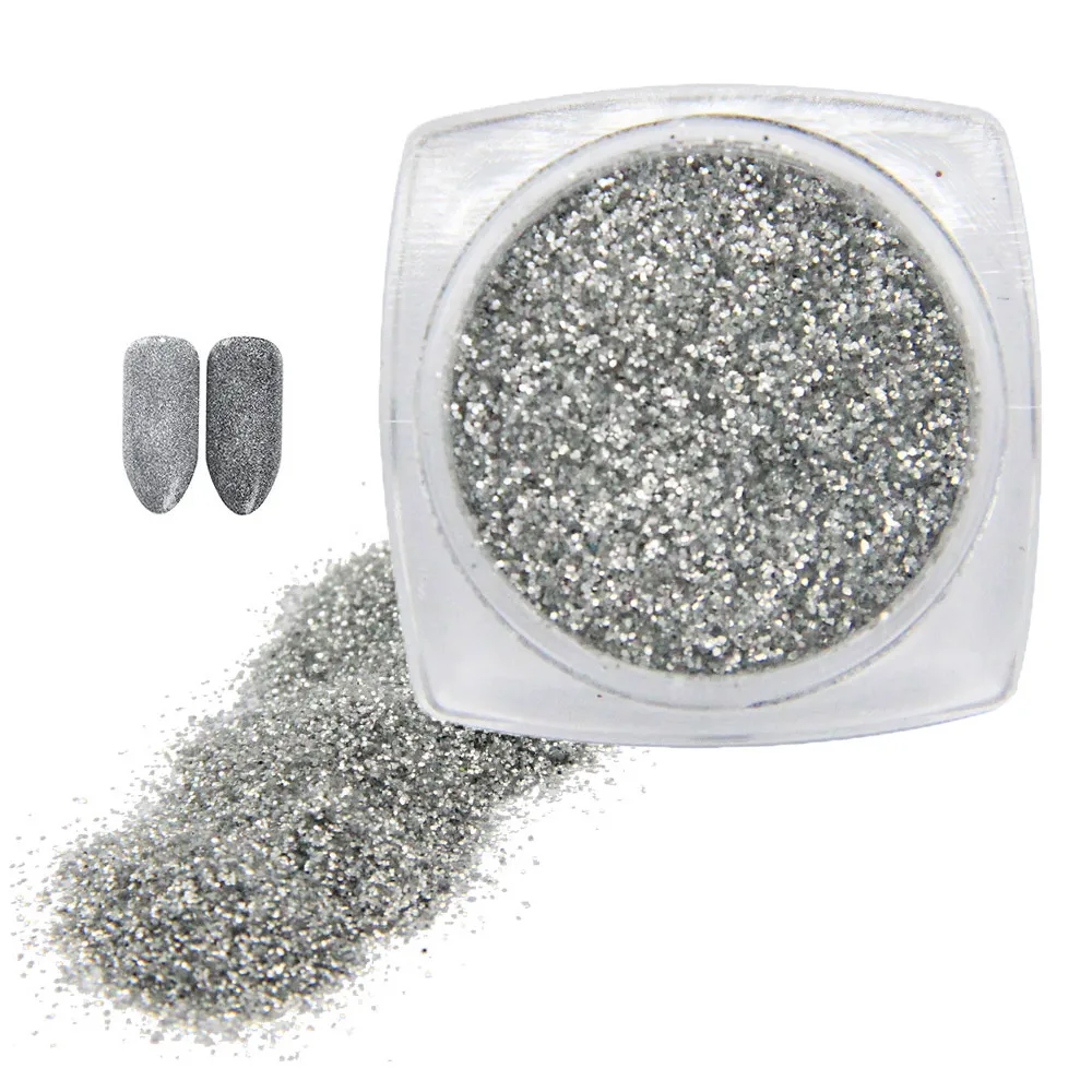 

1 Box Starry Holographic Laser Nail Glitter Powder Ultra-thin Shining Pigment Dust Powder Manicure Nail Art Glitter 5 Colors