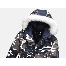 Мужские камуфляжные пальто с капюшоном, камуфляжные повседневные парки, верхняя одежда с воротником из искусственного меха, теплая куртка, Новинка