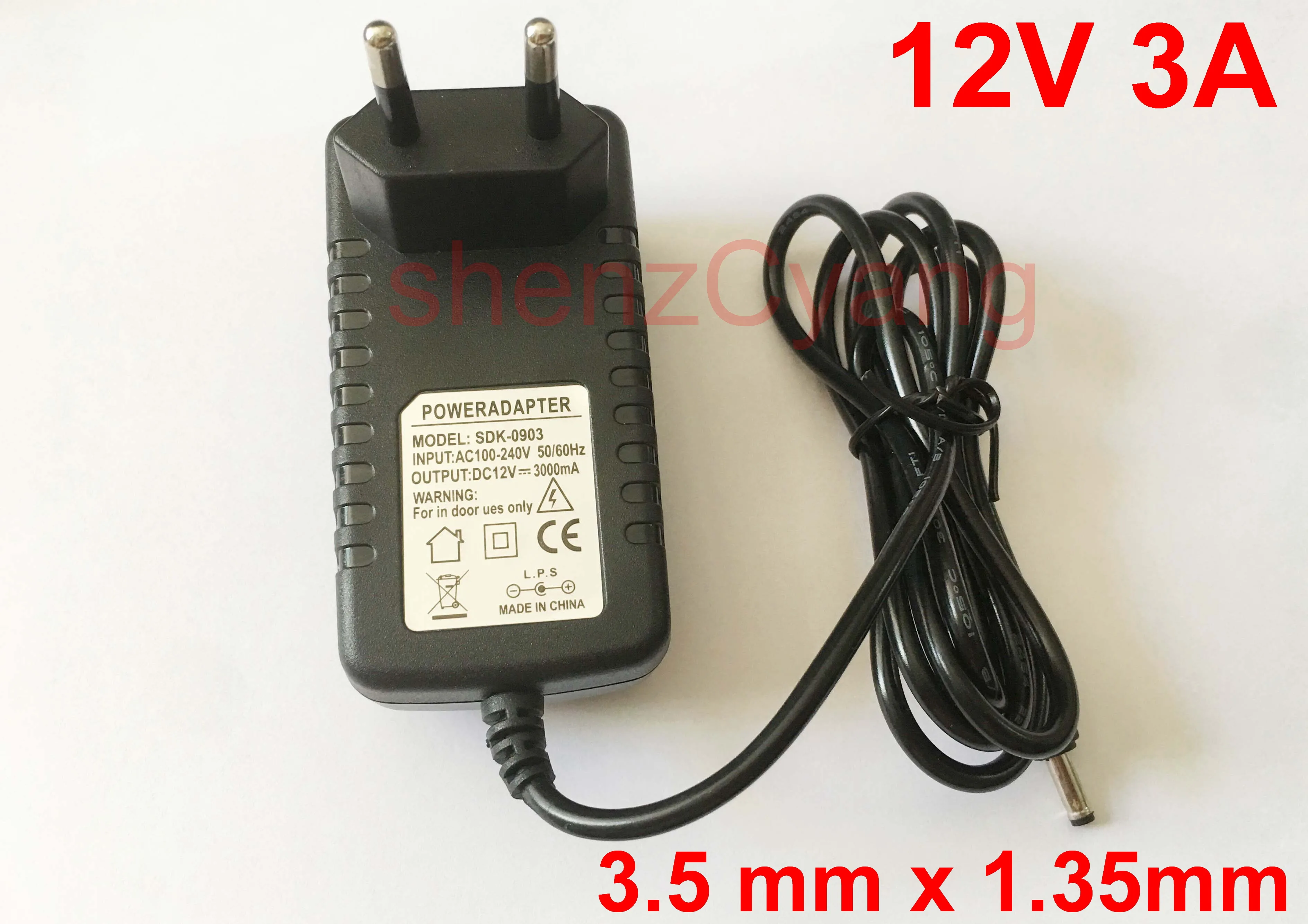 

1PCS High quality 12V 3A Tablet Battery Charger AC Adapter for Cube i7 Cube i9 tablet pc Power Supply Adapter 3.5mmx1.35mm