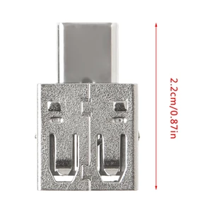 Конвертер типа C к USB 2,0 OTG адаптер для Macbook samsung S9 S8 Xiaomi 5 6 высокое качество - изображение