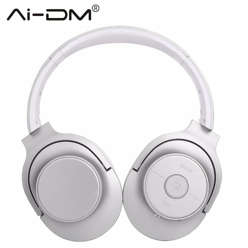 

AIDM Bluetooth Headphones,Comfortable Earpads Hi-Fi Stereo Wireless Headsets,Playtime For Computer Travel Work Training Earphone