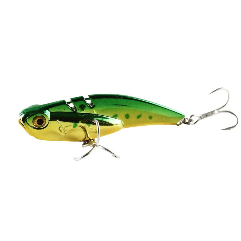 2018 New Casting VIB Fishing Lure 18g/68mm Sinking Swimming Bait Ocean Boat Fishing Ocean Two Hook 
