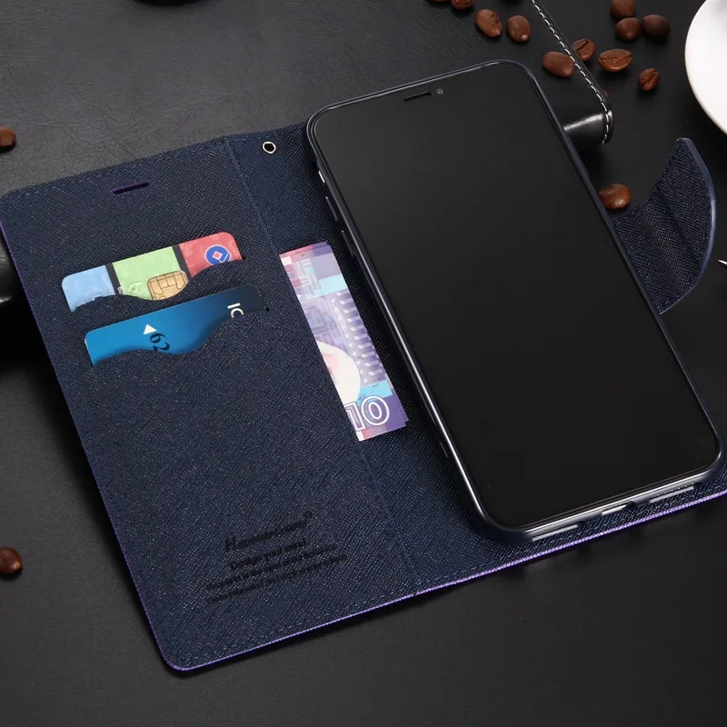 

Magnetic Book Wallet Flip Case for iPhone Xs Max XR X PU Leather Case for iPhone X XS Phone Cover with Credit Card Holder Stand