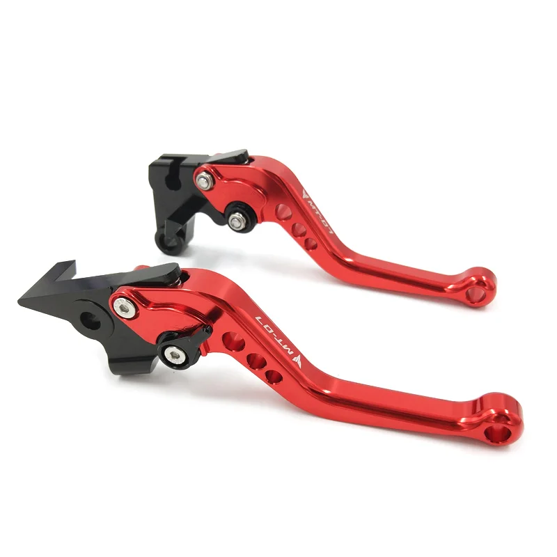 MT-07 MT07 MT 07 Motorcycle New CNC Short Brake Clutch Levers For Yamaha MT-07 MT07 MT 07 2014 2015 2016 2017 Levers with logo (7)