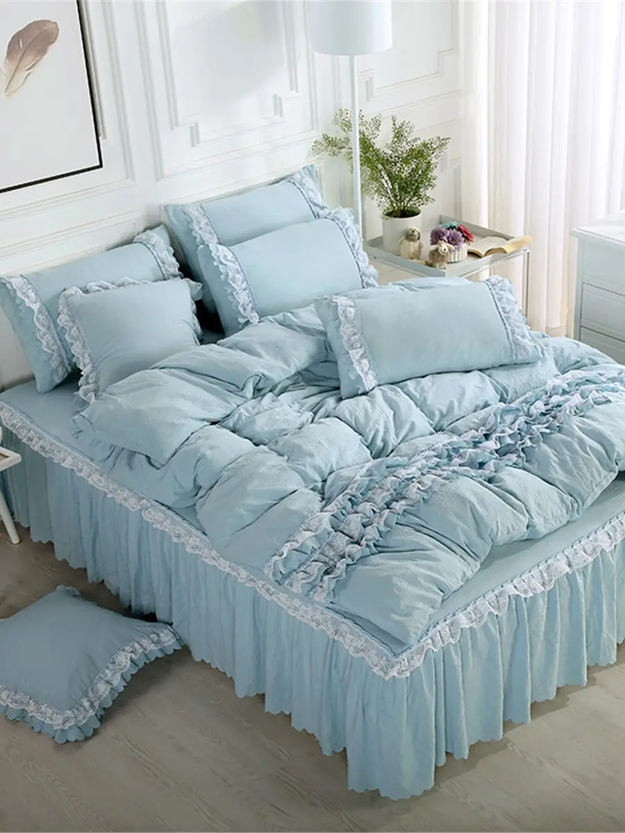 

4Pcs Bed Linen Set Creative Design Soft Comfy Durable Bedding Set